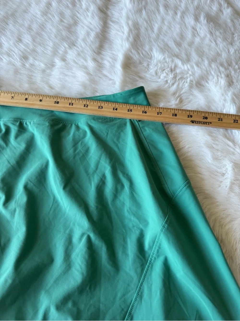 Peter Millar Teal-Green Flared Mini Skirt